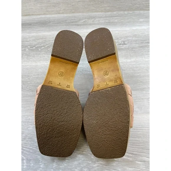 Matisse Hamptons Women's US 8 Pink Suede Leather Slip-On Open Toe Slide Sandal - Picture 7 of 11